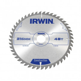 Irwin Circular Saw Blade 216 X 30mm X 48t Atb