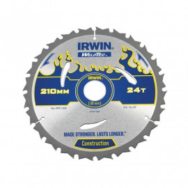 Irwin Weldtec Circular Saw Blade 210 X 30mm X 24t Atb