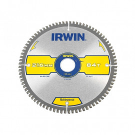 Irwin Multi Material Circular Saw Blade 216 X 30mm X 84t Tcgneg