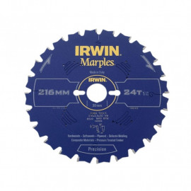 Irwin Marples Circular Saw Blade 216 X 30mm X 24t Atbneg M