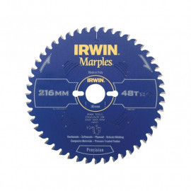 Irwin Marples Circular Saw Blade 216 X 30mm X 48t Atbneg M