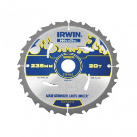 Irwin Weldtec Circular Saw Blade 235 X 30mm X 20t Atb