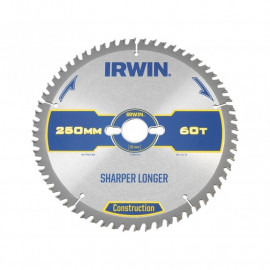 Irwin 1897450 Construction 250mm Circular Saw Blade 60t