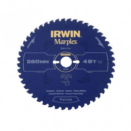 Irwin Marples Circular Saw Blade 260 X 30mm X 48t Atbneg M