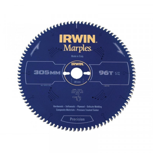 Buy Irwin 1897467 Marples 305mm Circular Saw Blade 96T Online - Workshop Equipment Buy Irwin 1897467 Marples 305mm Circular Saw Blade 96T Online - Workshop Equipment