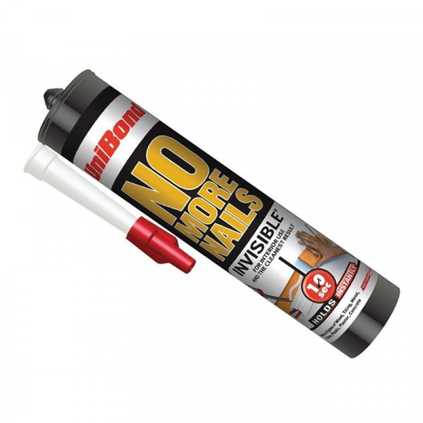 Buy Unibond No More Nails Invisible Cartridge 300ml Online - Adhesive Tapes & Glues & Accessories|Chemical Products Buy Unibond No More Nails Invisible Cartridge 300ml Online - Adhesive Tapes & Glues & Accessories|Chemical Products