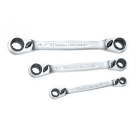 Teng Multi Ratchet Ring Spanner Set of 3 8 19mm