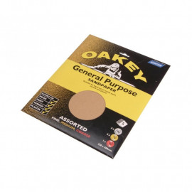 Oakey Oakley Glasspaper Sheets Pack 25 2.5 63642558284