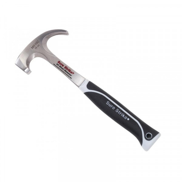 Buy Estwing EMR16C Surestrike All Steel Curved Claw Hammer 16oz Online - Hammers