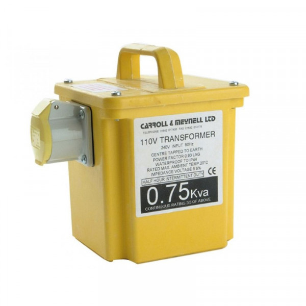 Buy Carroll Meynell 7501 Single Outlet Transformer 0.75 kVA Online - Transformers
