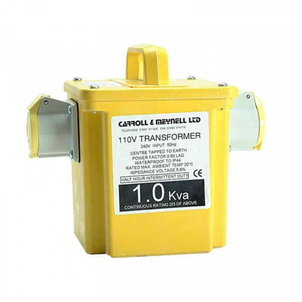 Buy Carroll Meynell 10002 Twin Outlet Transformer 1kVA CM1000 Online - Transformers Buy Carroll Meynell 10002 Twin Outlet Transformer 1kVA CM1000 Online - Transformers