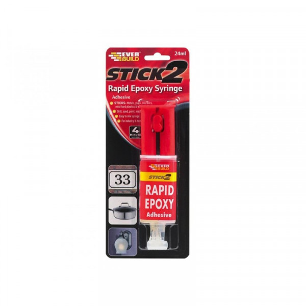 Buy Everbuild Stick 2 Rapid Epoxy Syringe Online - Adhesive Tapes & Glues & Accessories Buy Everbuild Stick 2 Rapid Epoxy Syringe Online - Adhesive Tapes & Glues & Accessories