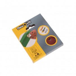 Flexovit Delta Hook Loop Sanding Sheets 94 Mm Assorted 6