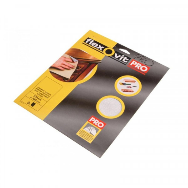 Buy Flexovit Silicon Carbide Finishing Sheets 230 x 280 mm Fine 240g (15) Online - Workshop Equipment