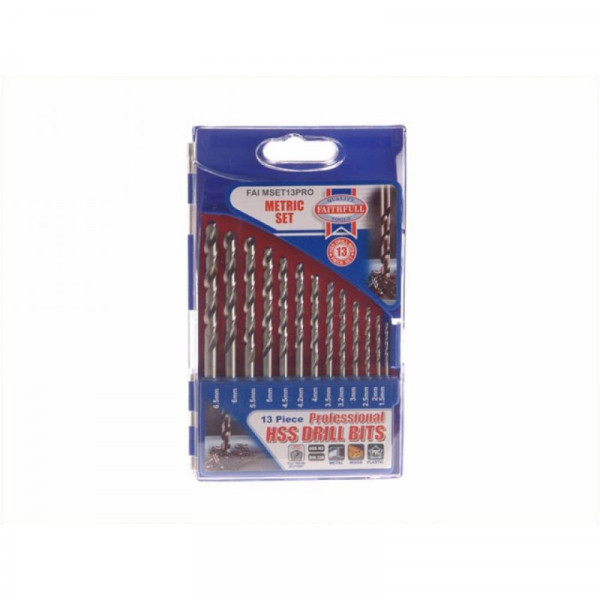 Buy Faithfull HSS Drill Set M2 1.5 6.5mm + 3.2 + 4.2 Online - Drilling & Screwing