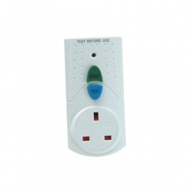 Faithfull Power Plus White Rcd Adaptor Circuit Breaker