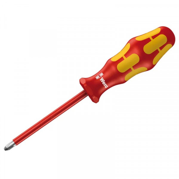 Buy Wera Kraftform 165 VDE Insulated Screwdriver Pozidriv Tip 0 Pt Online - Consumer Electronics