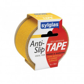 Sylglas Anti Slip Tape 50mm X 3m Black Yellow