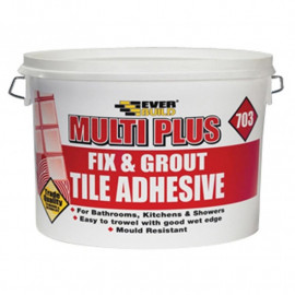 Everbuild Fix Grout Tile Adhesive 703 2.5 Litre 3.75k
