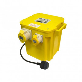 Faithfull Power Plus 5kva Triple Outlet Transformer