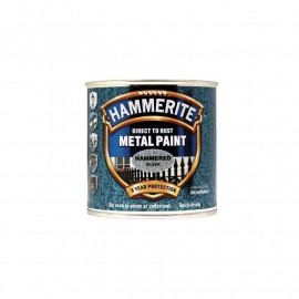 Hammerite 'direct to Rust' Metal Paint Hammered Silver 250ml