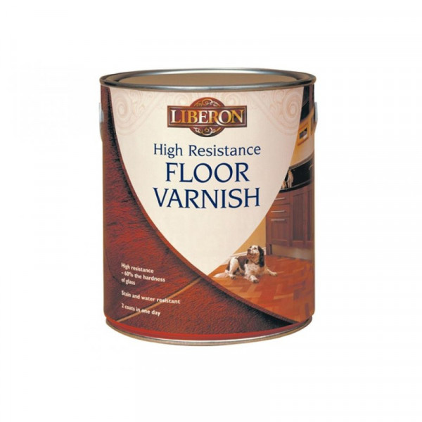 Buy Liberon High Resistance Floor Varnish Clear Satn 2.5 Litre Online - Paint