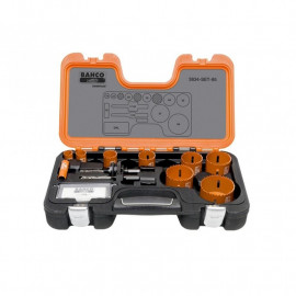 Bahco 3834 Universal Bi Metal Holesaw Set 12pc