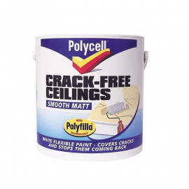 Polycell Crack Free Ceilings Smooth Matt 2.5 Litre
