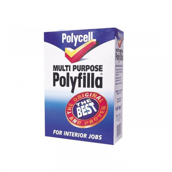 Buy Polycell Multi Purpose Polyfilla 1.8kg Online - Adhesive Tapes & Glues & Accessories|Chemical Products Buy Polycell Multi Purpose Polyfilla 1.8kg Online - Adhesive Tapes & Glues & Accessories|Chemical Products