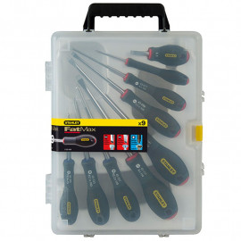 Stanley Fatmax Screwdriver Set Parallel / Flared / Pozi 9 Piece