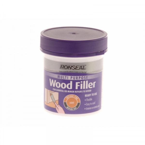 Buy Ronseal Multi Purpose Wood Filler Tub Light 250gm Online - Adhesive Tapes & Glues & Accessories|Chemical Products Buy Ronseal Multi Purpose Wood Filler Tub Light 250gm Online - Adhesive Tapes & Glues & Accessories|Chemical Products