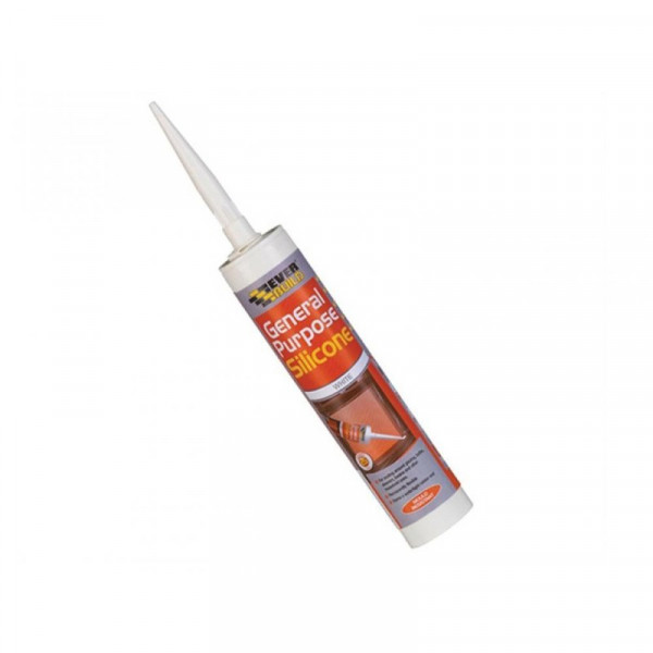 Buy Everbuild General Purpose Silicone White 310 ml Online - Adhesive Tapes & Glues & Accessories|Chemical Products