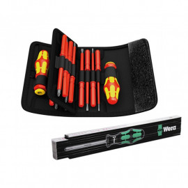 Wera Kraftform Vde Twin Handle Interchangeable S/driver Set 17pc