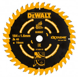 Dewalt Dt1668qz 184mm Circular Saw Blade 40t