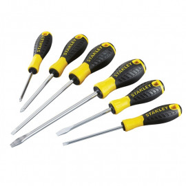 Stanley 0 60 209 Essential Screwdriver Set 6pc