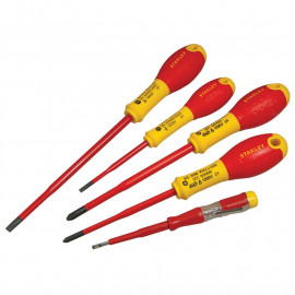 Stanley 0 62 692 Fatmax Vde Insulated Screwdriver Set 5pc