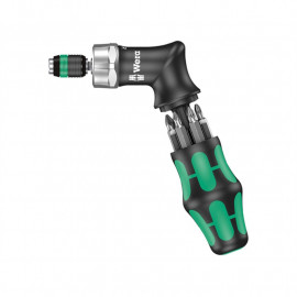 Wera Kk Ratchet Pistol Interchangeable Head Screwdriver Set 7pc