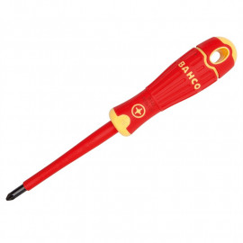 Bahco Insulated Screwdriver Pozidriv Tip Pz0 X 75mm