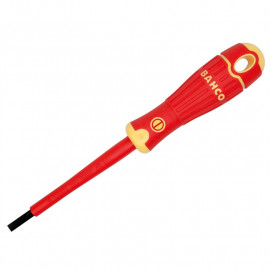 Bahco Insulated Screwdriver Slotted Tip 5.5 X 1.0 X 125mm