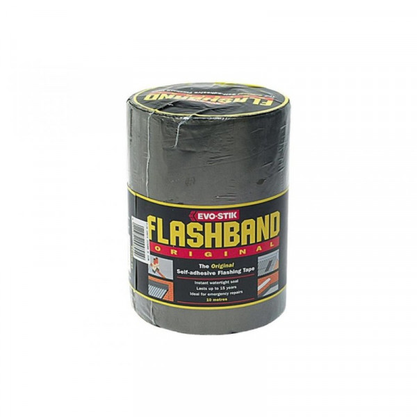Buy Evo Stik Roll Grey Flashband 100mm x 10m 205000 Online - DIY