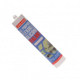 Evo Stik All Purpose Flex Silicone Sealant White 112902