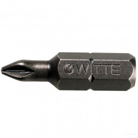 Witte Pozi 1pt Screwdriver Bits Pack of 2 25 Mm