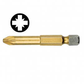 Witte Pozidriv 2 Point Titanium Screwdriver Bit 50 Mm