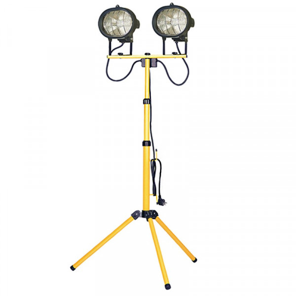 Buy Faithfull Sitelight Twin Adjustable Stand 1000 Watt 110 Volt Online - Home & Garden