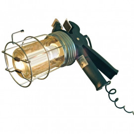 Faithfull Low Energy Trailing Gripper Lamp 5m 60w 240 Volt