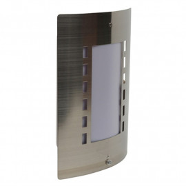 Byron Stainless Steel Led Outdoor Wall Light + Pir Sensor