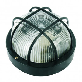 Byron Plastic Led Bulkhead Light Black