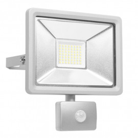 Byron Ultra Slim Integrated Led Floodlight + Sensor 30w