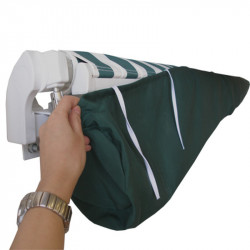 2m Plain Green Protective Awning Rain Cover / Storage Bag