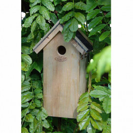 Great Tit Bird Box Bitumen Roof